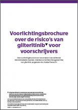 XOSPATA ™ gilteritinib voorlichtingsbrochure voor voorschrijvers