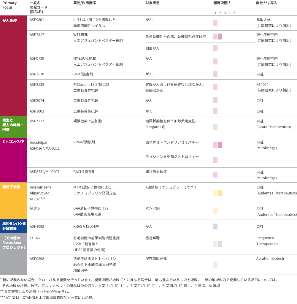 Focus Area アプローチ