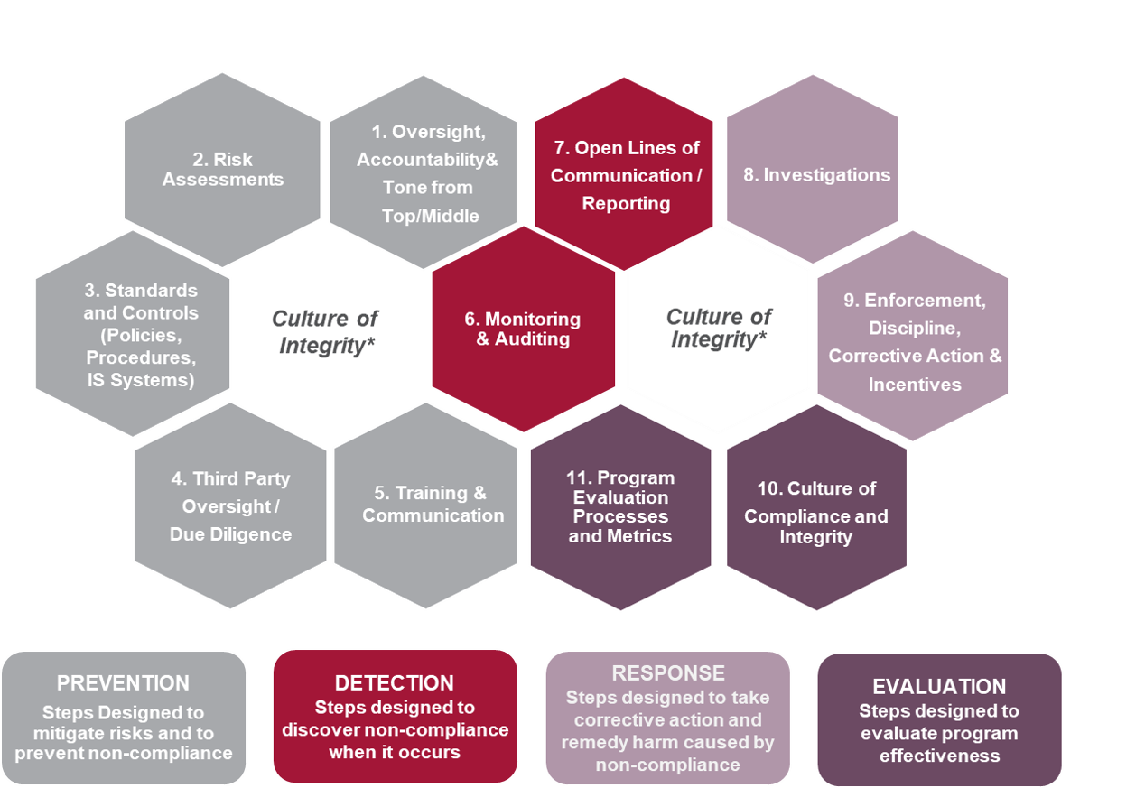 Elements of Astellas’ Global Ethics & Compliance Program