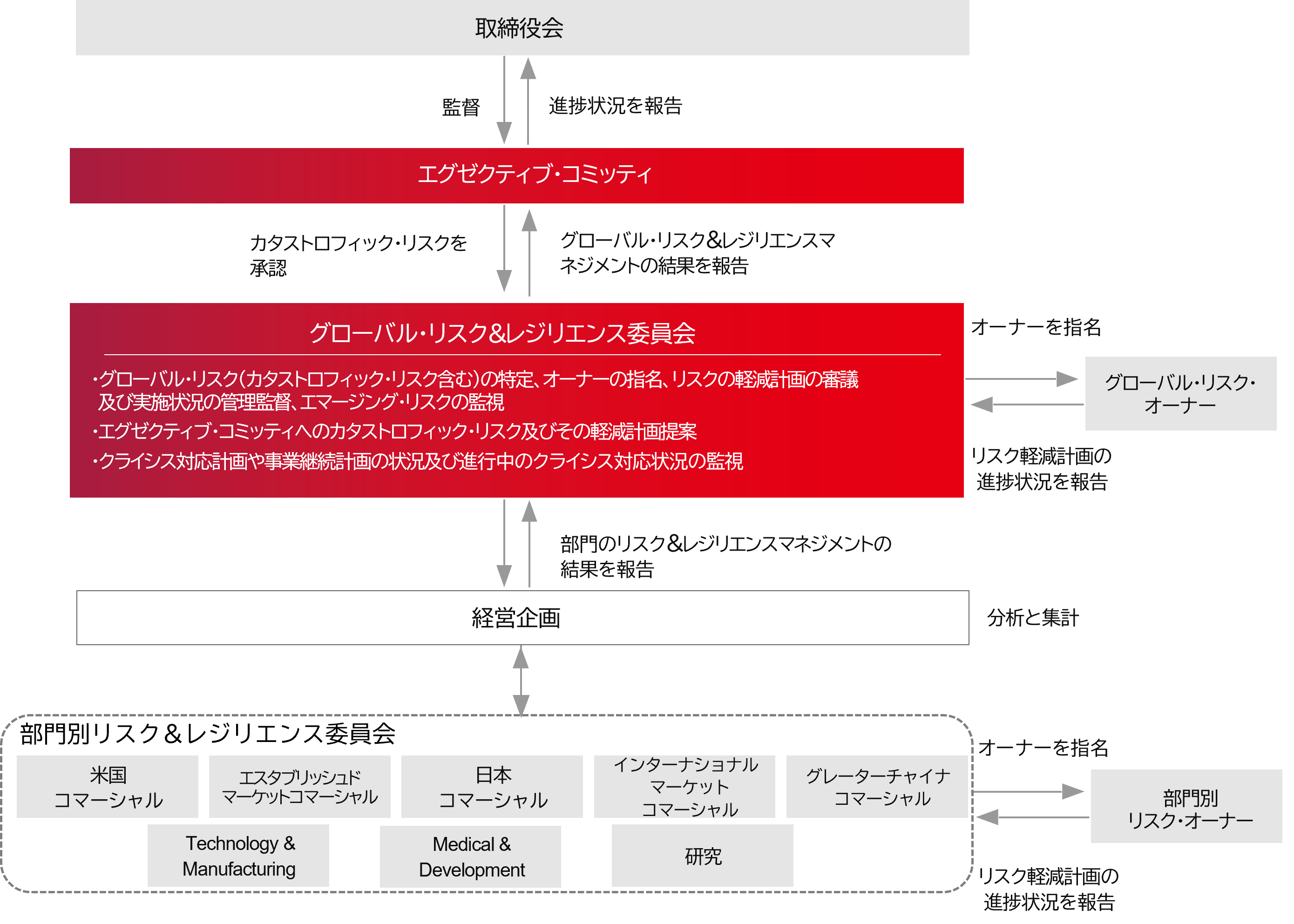 リスク・ガバナンス体制図