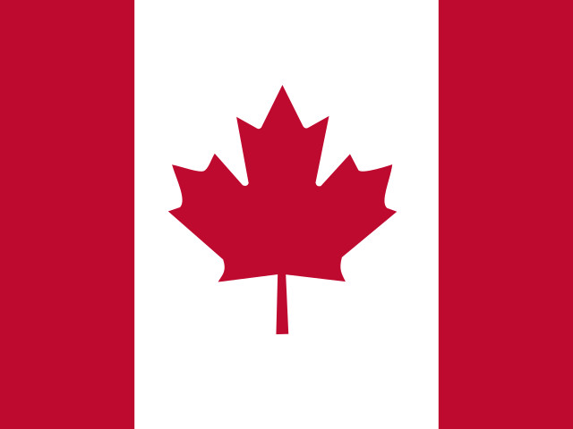Flag Representing Canada